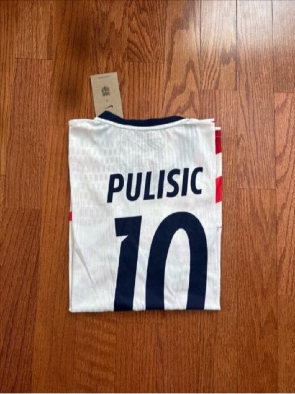 USA Home Soccer Jersey PLAYER VERSION Pulisic #10 World Cup 2026 - Picture 9 of 13